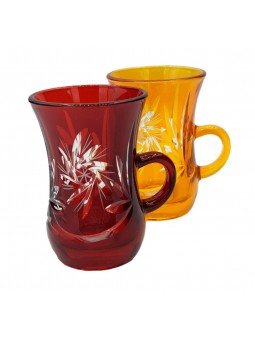Armuda colored glass with...