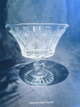 Rumcajs glass bowl, cut 13 cm