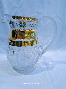 Pitcher cut, decorated with...