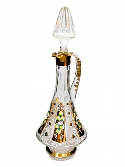 Carafe decorated with gold...