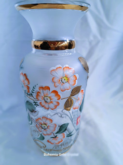 Hand painted vase 28 cm,...