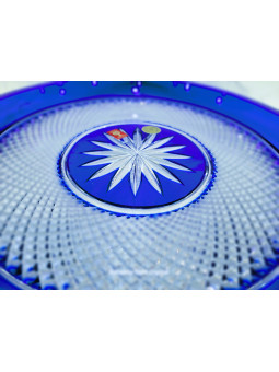 Plato cortado azul 30 cm...