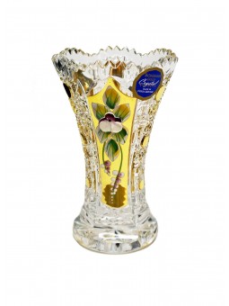 Vase X mini with gold and...