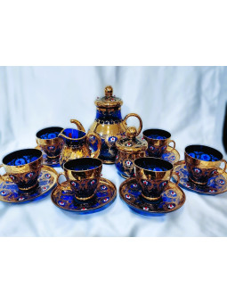Luxury blue tea set...
