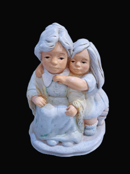 Handmade plaster figures 18...