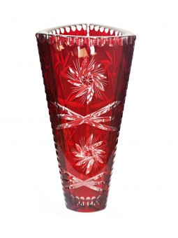 Dreieckige Vase Schnitt 33 cm