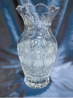 Broušená váza Amfora 25 cm