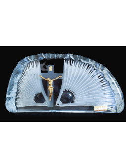 Plaque en verre Jésus...