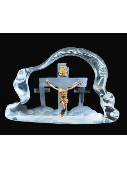 Glass plaque Jesus Christ...