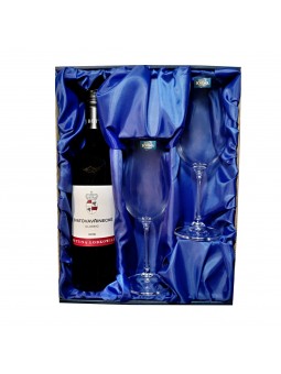 Gift set: Glasses with red...