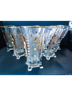 Tasses à thé 175 ml, or et...