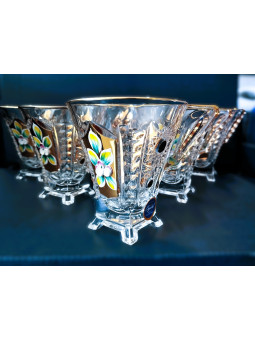 Tasses à thé 150 ml, or et...