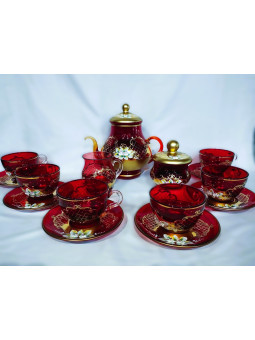 Luxueux service à thé en...