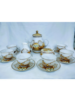 Luxueux service à thé en...