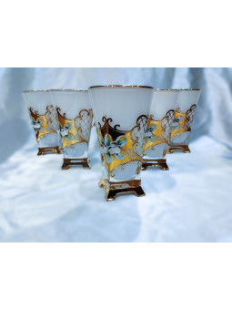 Bílé čajové hrnečky 175 ml,...