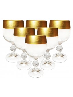 Wine glass Claudia old gold...