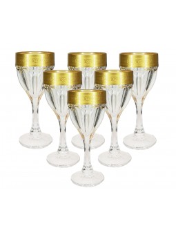 Safari wine glass old gold...