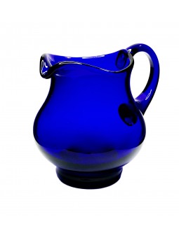 Smaller glass blue jug 380 ml